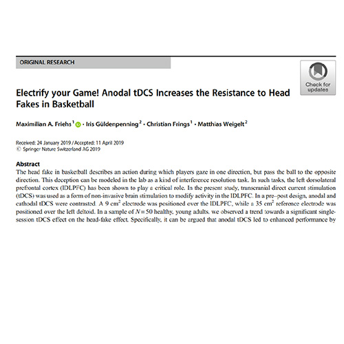 Athletic Performance Friehs-et-al-2019