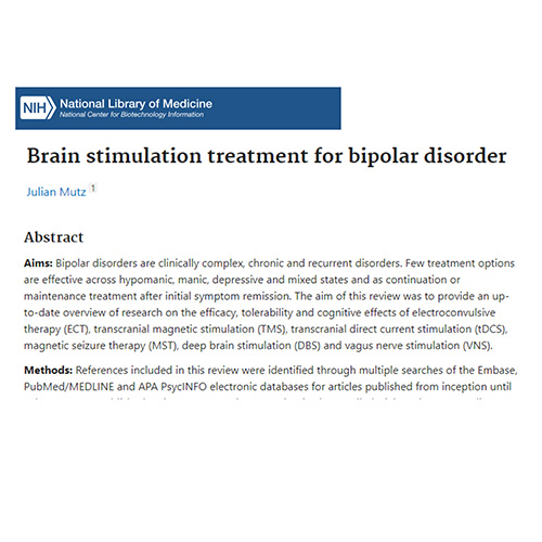 Bipolar Disorder Mutz et al