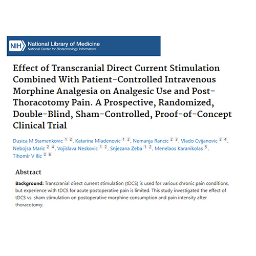 Post Operative Pain Stamenkovic et al