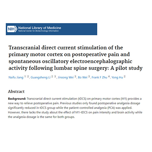 Post operative pain Jiang et al